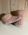 Slip on boot- Wooly pink