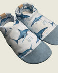 Water shoes - great white sharks - custom order