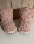 Slip on boot- Wooly pink