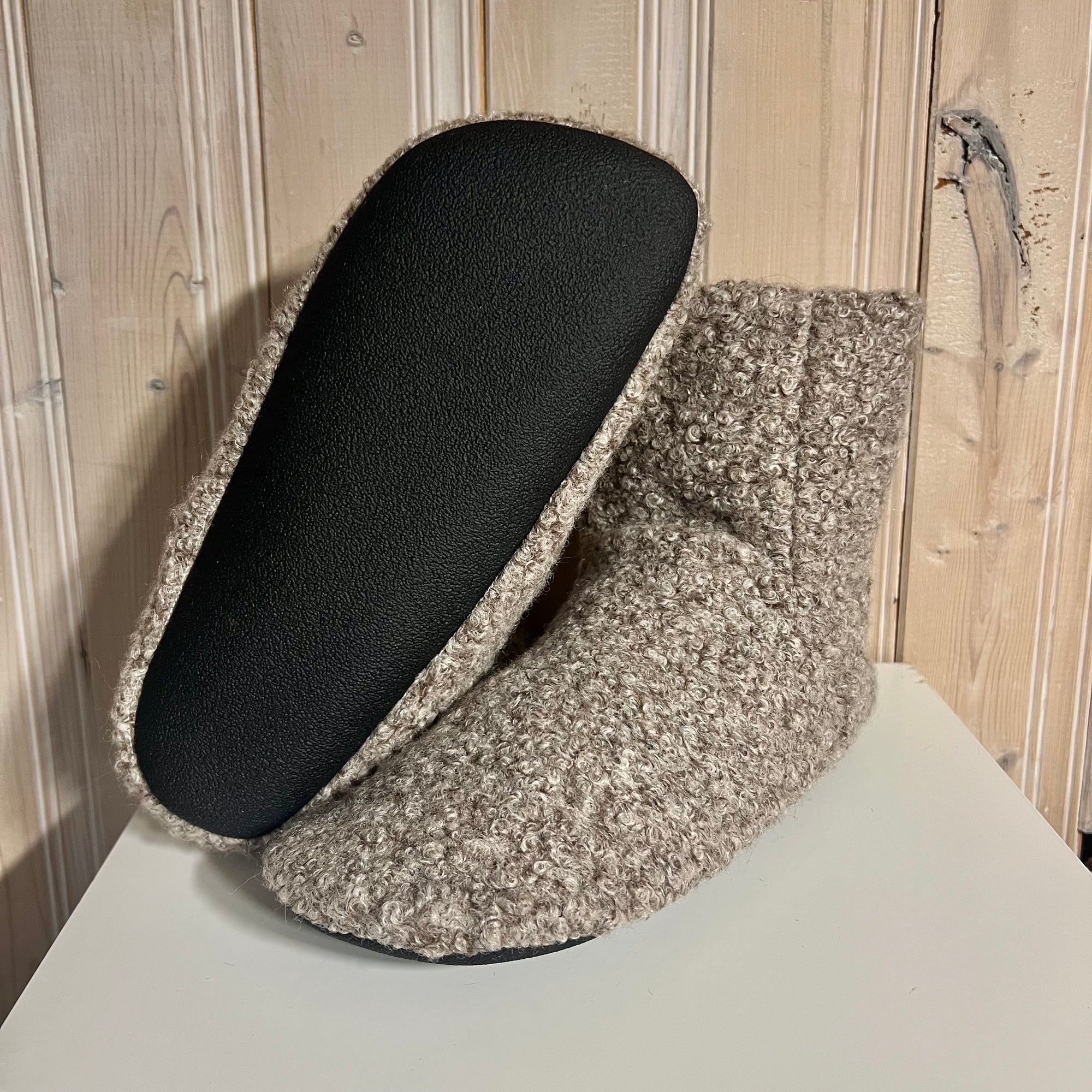 JadyLadys wooly taupe boot