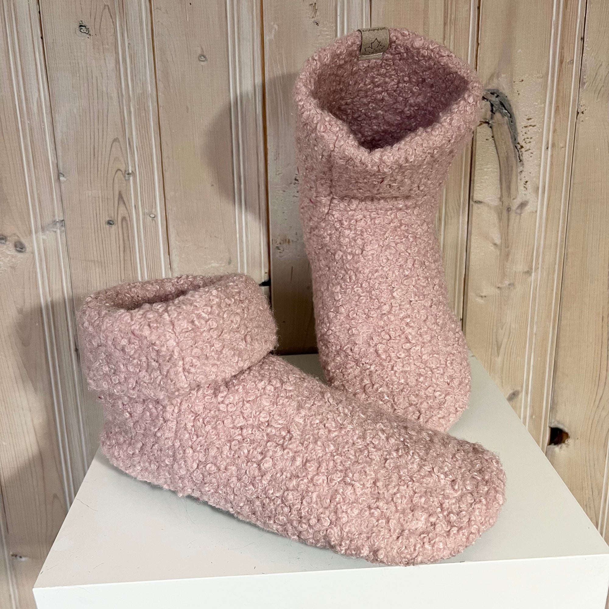 JadyLadys wooly pink boot - custom order