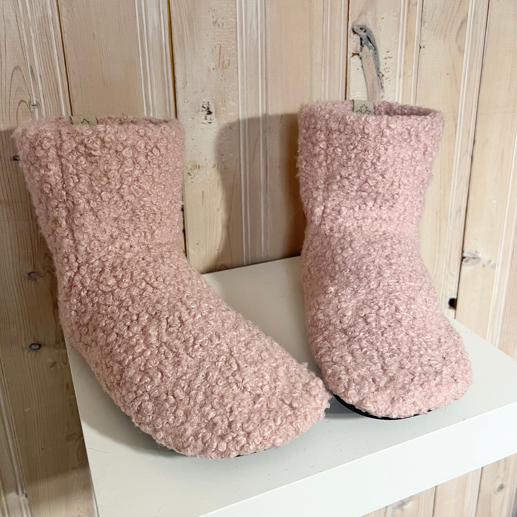 JadyLadys wooly pink boot - custom order