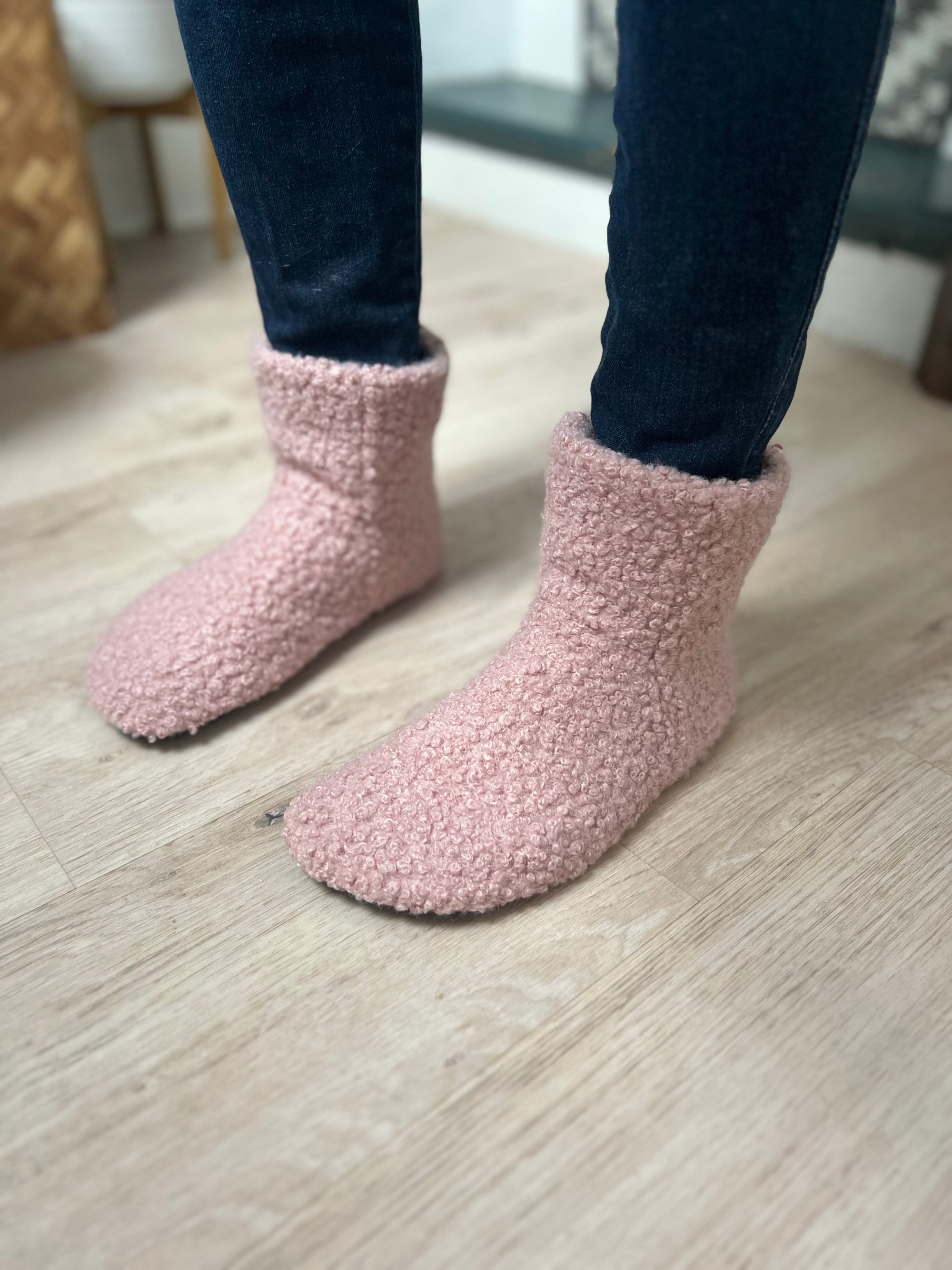 JadyLadys wooly pink boot - custom order