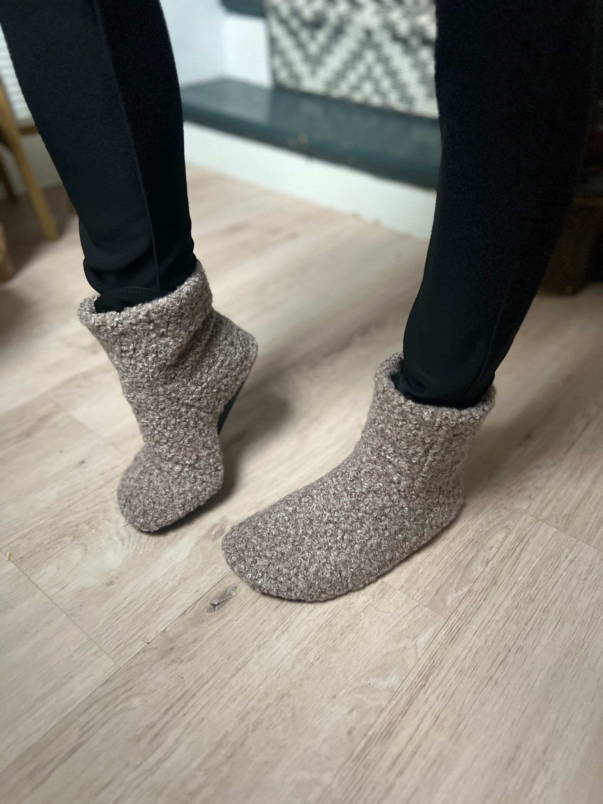 JadyLadys wooly taupe boot