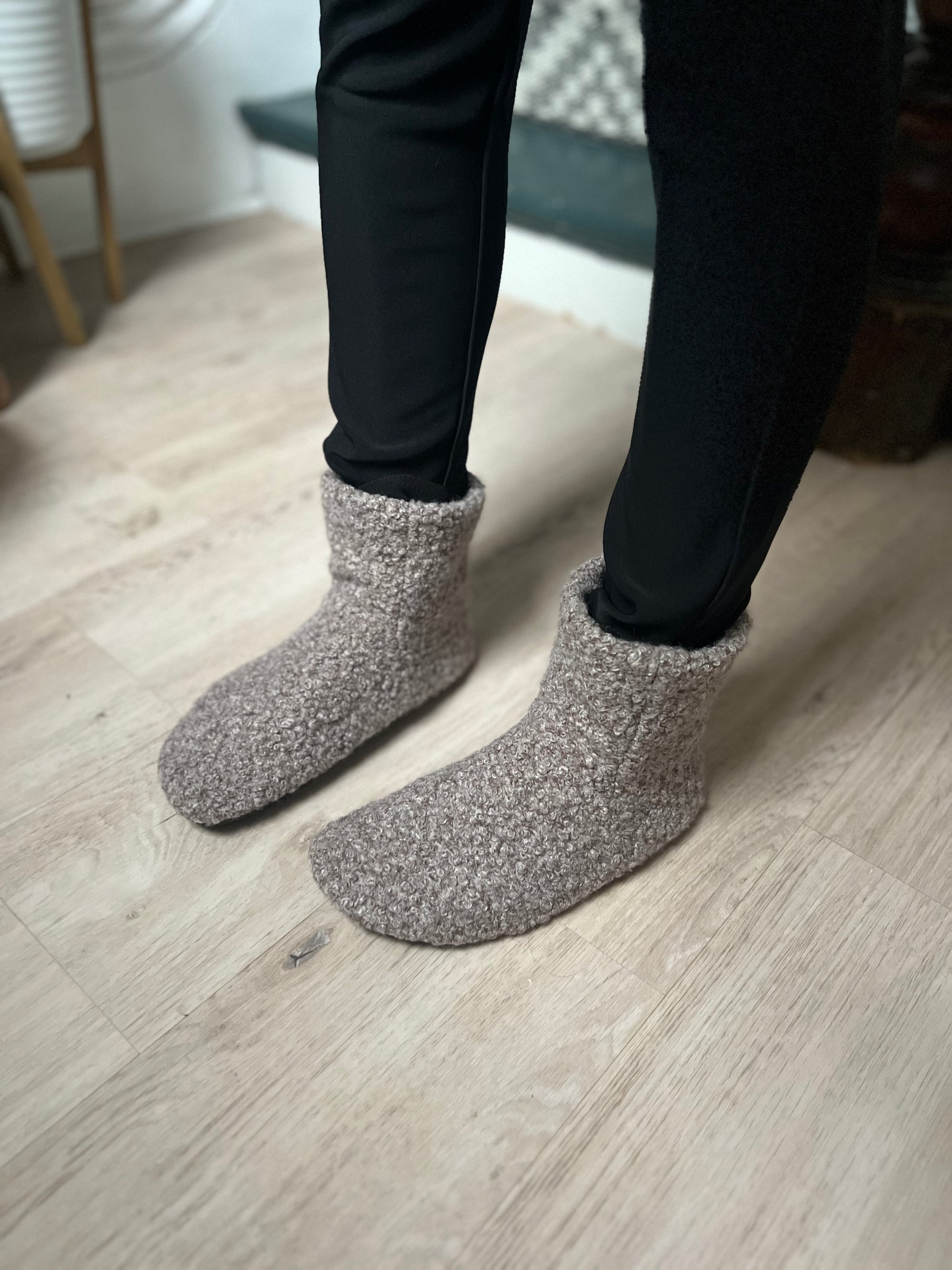 JadyLadys wooly taupe boot