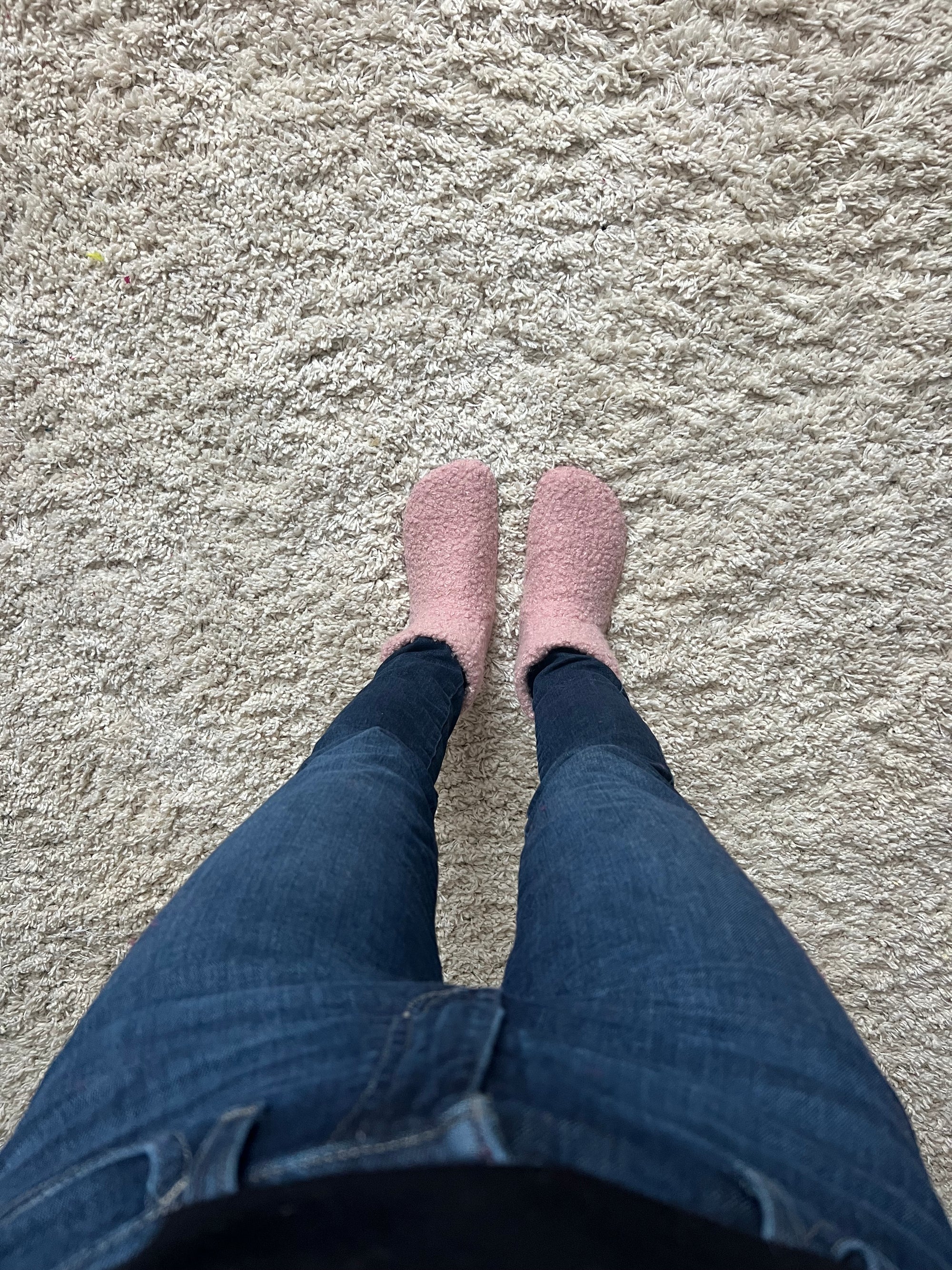 JadyLadys wooly pink boot - custom order