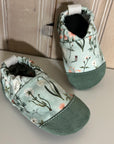 Water shoes - Teal floral