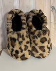 JadyLadys - Furry leopard slip on shoe