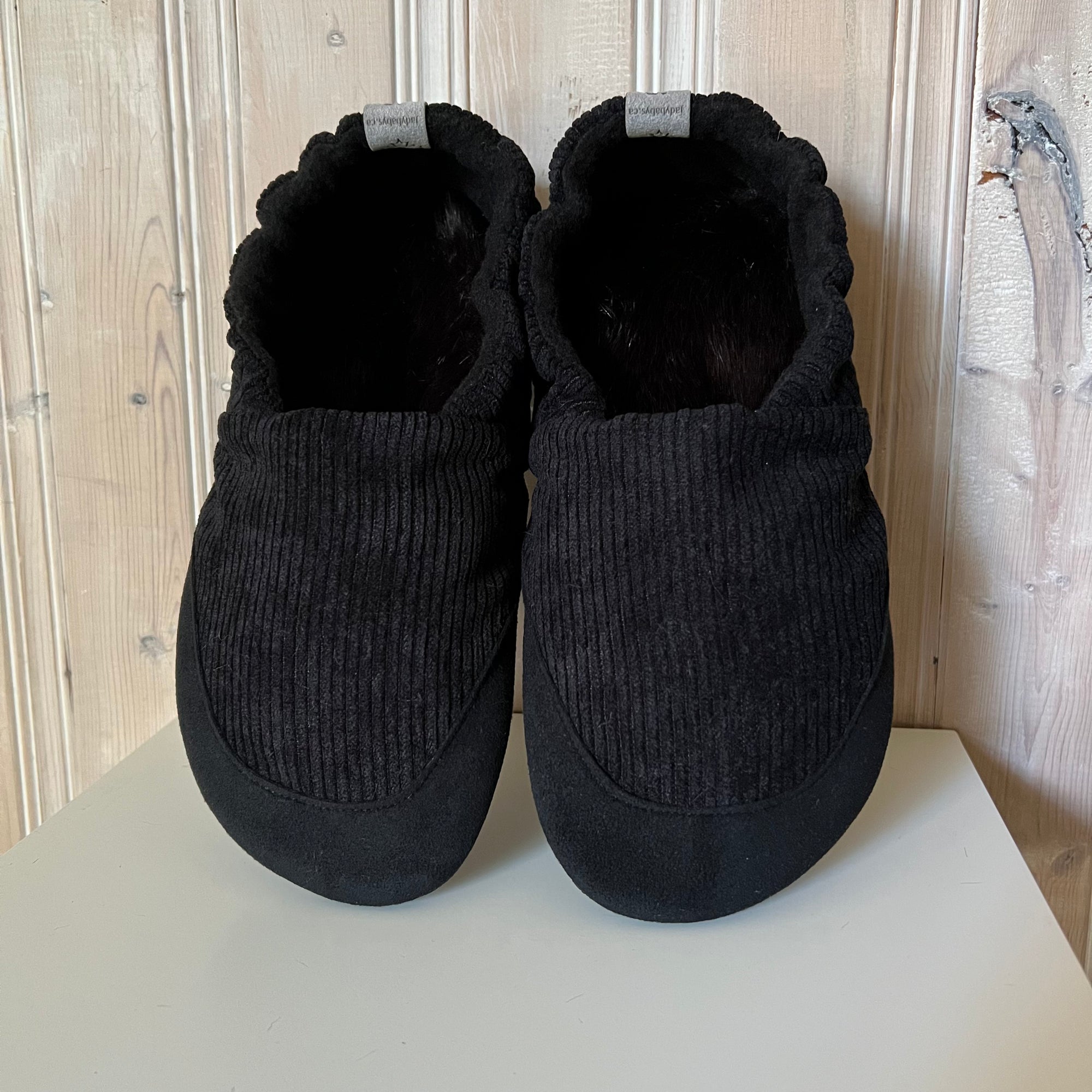 JadyLadys  Slip on shoe - Black Corduroy