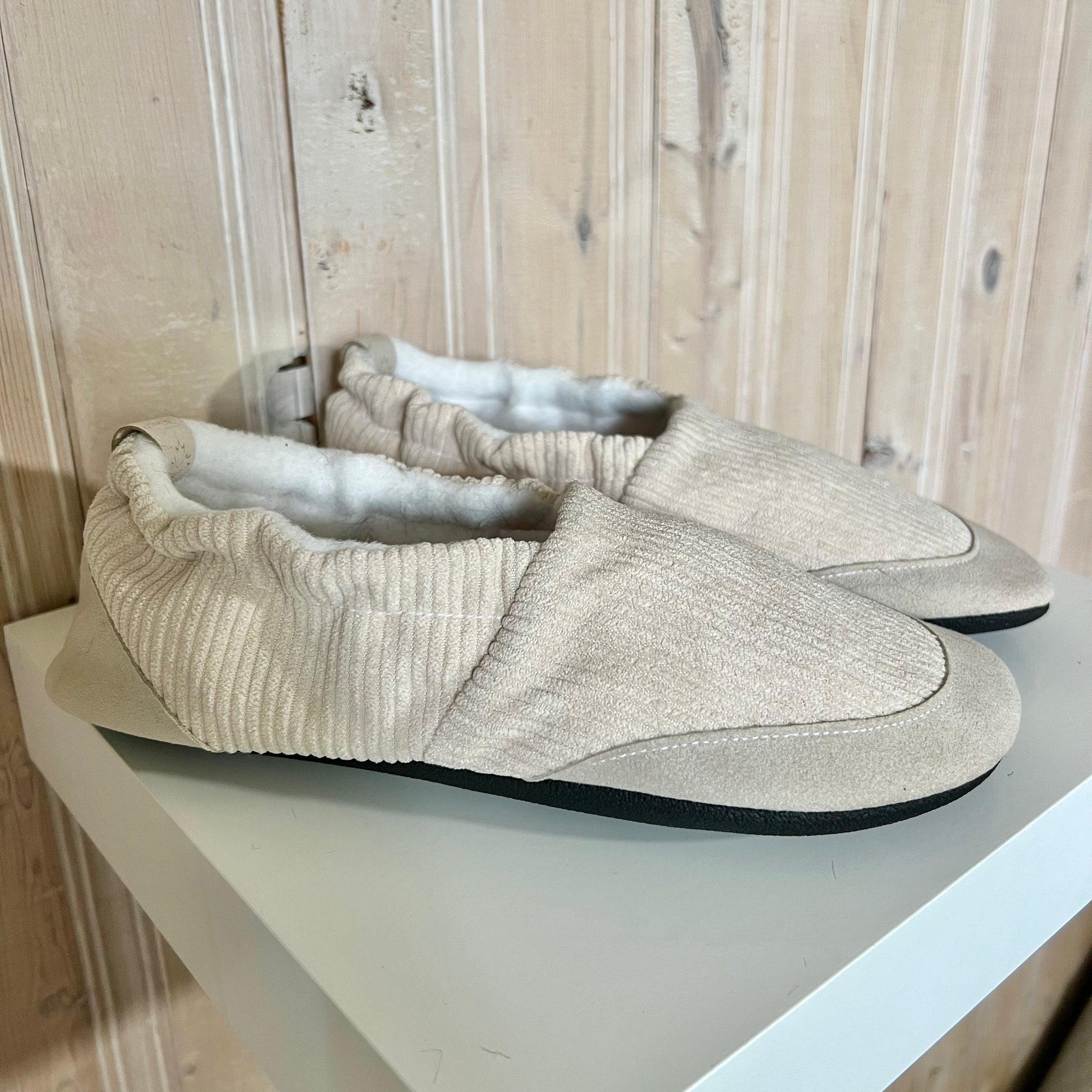 JadyLadys  Slip on shoe - Cream Corduroy