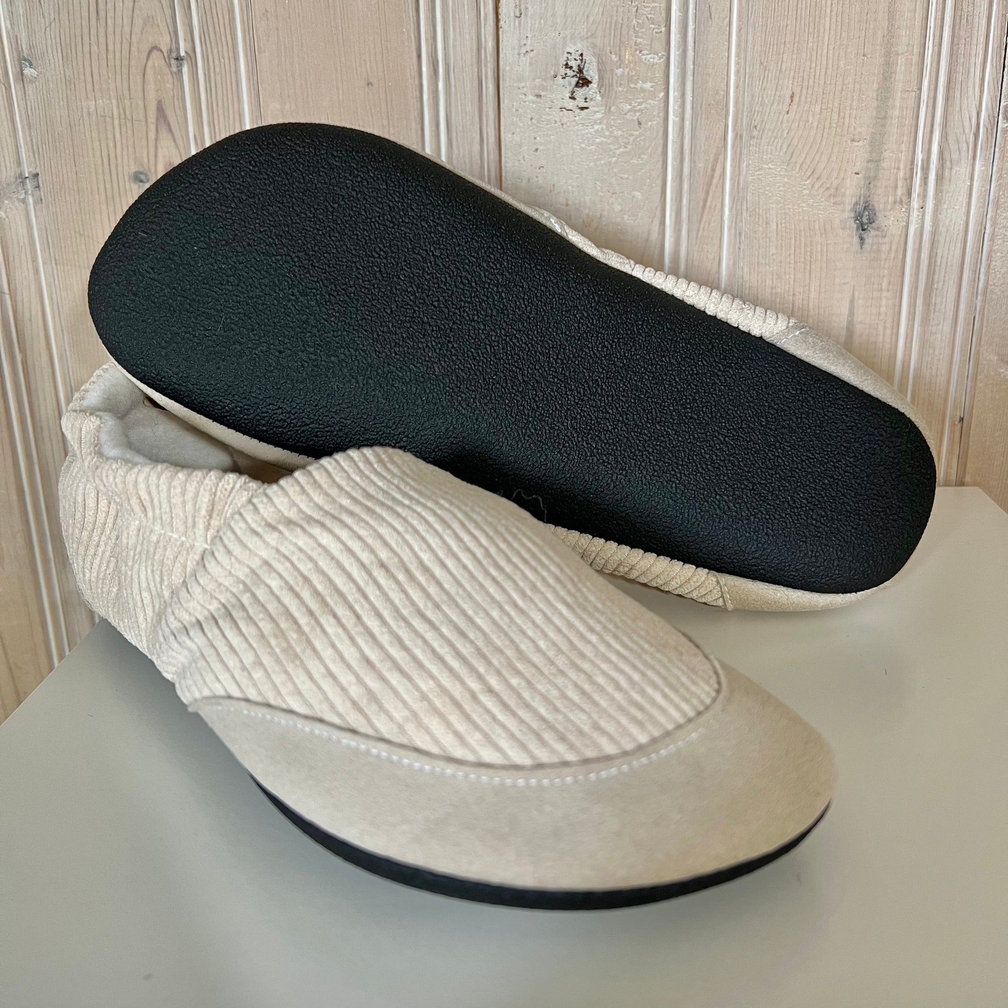 JadyLadys  Slip on shoe - Cream Corduroy