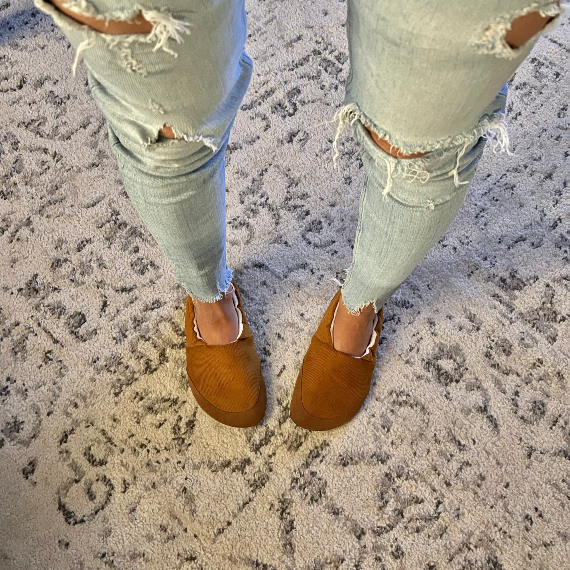 JadyLadys  Slip on shoe - Ginger Corduroy