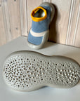 Sock Shoes - Blue & Tan