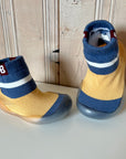 Sock Shoes - Blue & Yellow