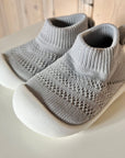 Knit Ankle Shoes - Grey