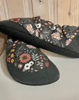 JadyLadys slip on shoe - Charcoal floral