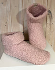 JadyLadys wooly pink boot