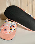 Big kids slip on shoes - Watercolour floral