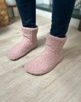 JadyLadys wooly pink boot