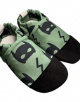 Water shoes - batmask green- custom order