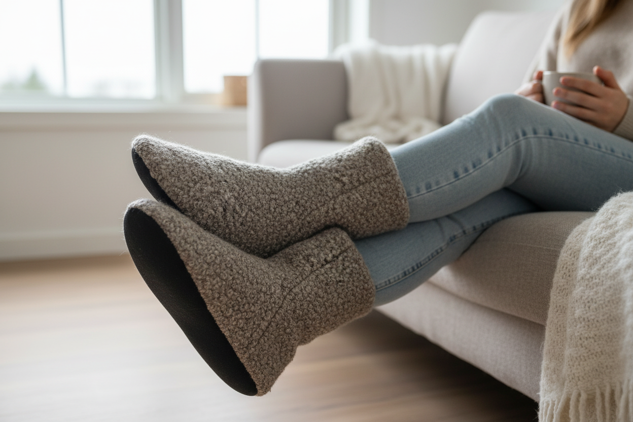 JadyLadys wooly taupe boot