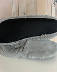 JadyLadys - Furry grey slip on shoe