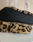 JadyLadys - Furry leopard slip on shoe