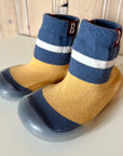 Sock Shoes - Blue & Yellow