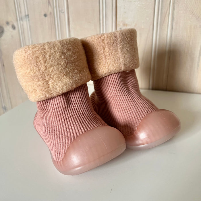 Sock Boots - Blush